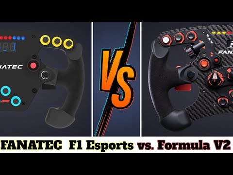 Fanatec F1 Esports vs. Formula V2 Lenkrad im ausführlichen Test