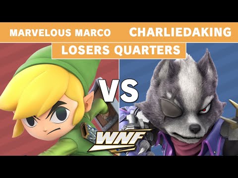 WNF 4.6 - Marvelous_Marco (Toon Link) vs Charliedaking (Wolf) Losers Quarters - Smash Ultimate