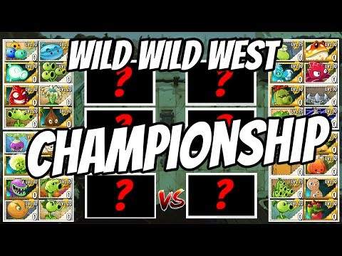Wild West Team Plants Tournament Championship | Plants vs Zombies 2 Epic MOD