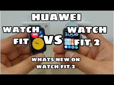 Huawei Watch Fit vs Watch Fit 2