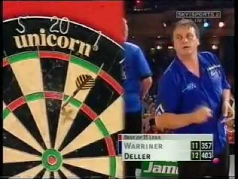 Keith Deller v Alan Warriner - 2002 World Matchplay Darts Part 4/4