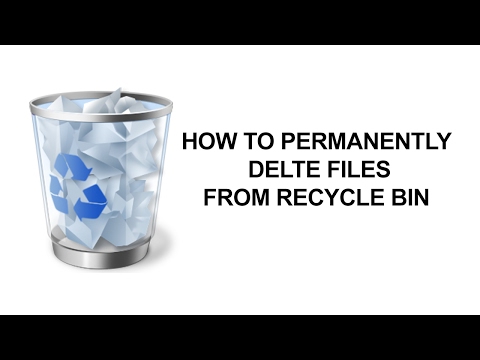 How to Permanently Delete files and folders from...
