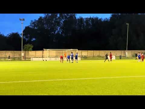 Penalty goal for Wembley FC vs Hertford Town pre season friendly 2024