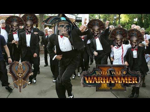 Tomb Kings vs Beastmen | KHATEP FIRING BATTERY : Total War Warhammer 2