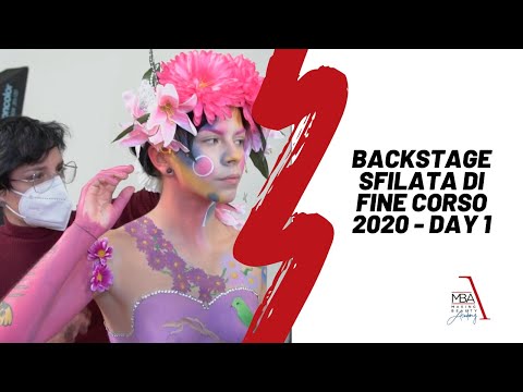 Backstage sfilata di fine corso 2020: i segreti del makeup svelati dalle allieve - Day 1