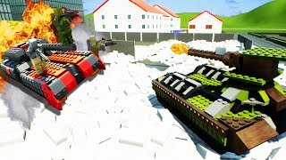 FUN LEGO BATTLE! LEGO TANKS! - Brick Rigs Gameplay  (Lego Fun For Kids!)
