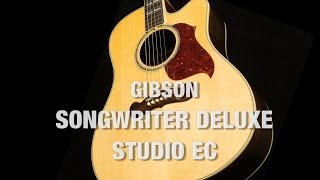 Video thumbnail for Gibson Montana Songwriter Deluxe Studio EC Overview by Wildwood Guitars