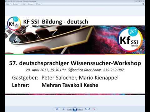2017 04 20 PM Public Teachings in German - Öffentliche Schulungen in Deutsch