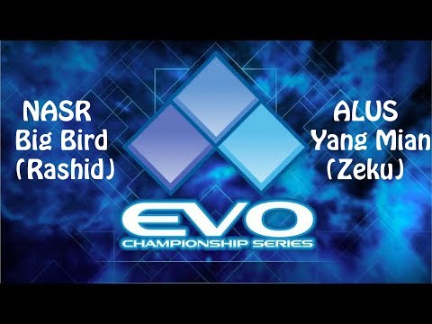 Best moments of SFV EVO 2019 - Day3 TOP 8 | NASR Big Bird (Rashid) vs  ALUS Yang Mian (Zeku)