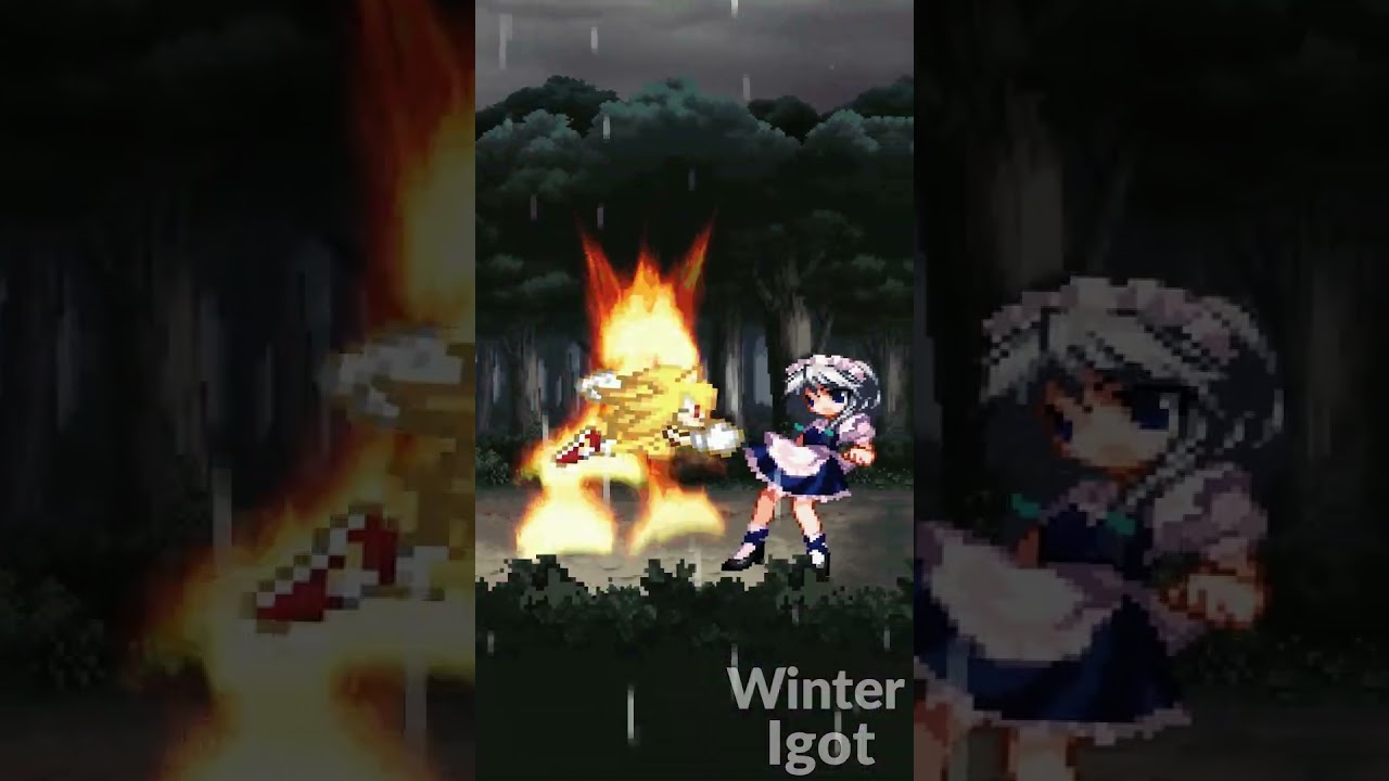 Super Sonic kills Sakuya - Reanimated #shorts