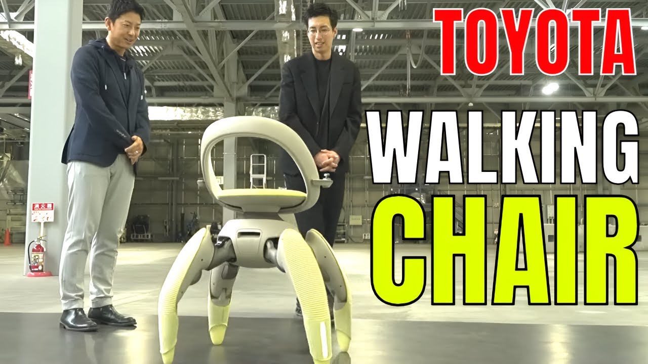 Toyota’s “Walk Me” Wheelchair Walks on Legs and Climbs Stairs – The Future of Mobility Is Here - YouTube