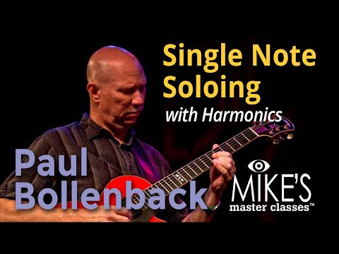 Single Note Soloing with Harmonics | Paul Bollenback