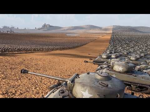 Entire US Army VS 5 MILLION ZOMBIES! 미군 전체 VS 500만 좀비! Ultimate Epic Battle Simulator 2 UEBS 2