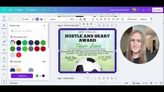How to Customize Your Soccer Awards Template with Magic Maker Studio