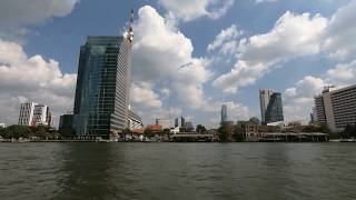 preview picture of video 'Bangkok, Thailand 2018: ICONSIAM Free Shuttle Boat with GoPro HERO 6 Black'