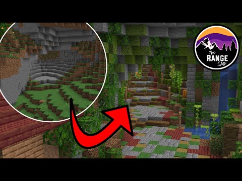 I Made This Cave Tunnel Beautiful | The Range Minecraft SMP