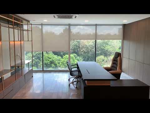 Motorized Roller Blind by Jane Curtain