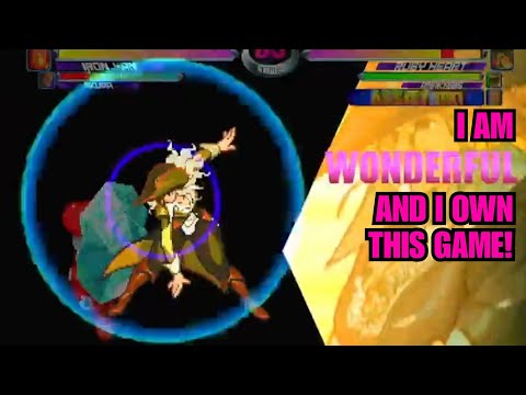 MVC2: 95% OCV Ruby Heart vs Rogue/Iron Man/Akuma (Stream Highlights#126)