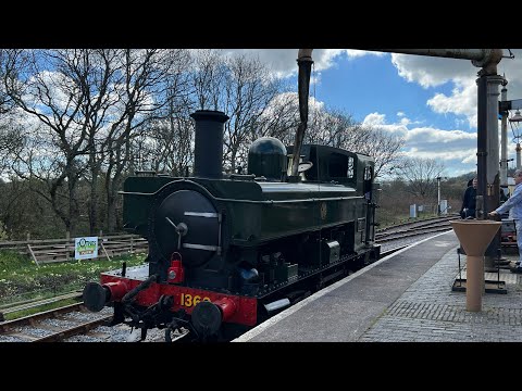 Day out on the south Devon railway featuring 1369 GWR pannier 2/4/2023
