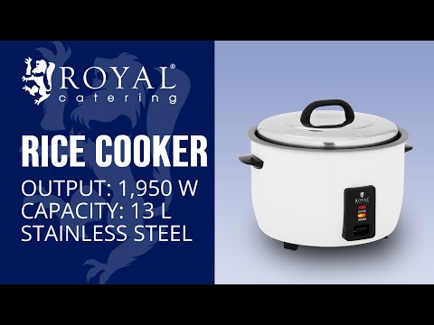 video - Rice Cooker - 13 L - 1,950 W