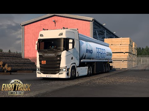 ETS2 Gameplay | Scania 650 S | Valmiera LV to Rīga LV | Fuel Oil 25t