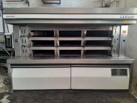 video 1, Four a sole 9 bouches Gaz ou Fioul CERVAP