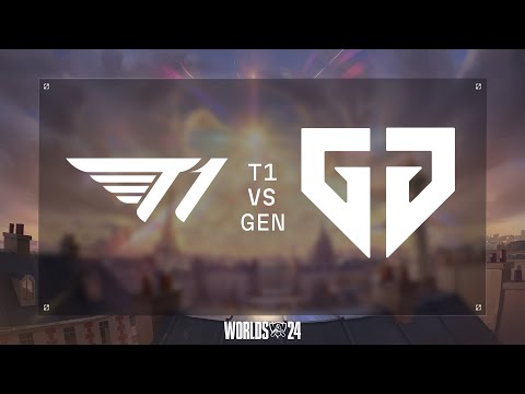 T1 VS GEN G ESPORTS - MAPA 1 - SEMIFINAL - DÍA 2 - WORLDS 2024 -LEAGUE OF LEGENDS