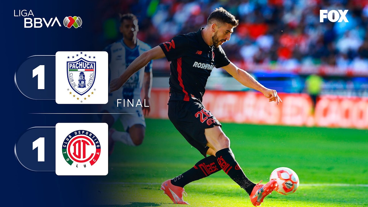 CF Pachuca vs CD Toluca Highlights