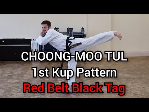 CHOONG-MOO - ITF Taekwon-Do | 1st Kup Pattern (Red Belt Black Tag)