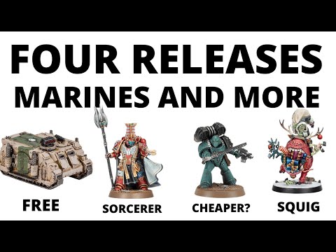 Warhammer Releases Reviewed! Free Rhinos, Black Gobbo, Assault Squad and Sorcerer...