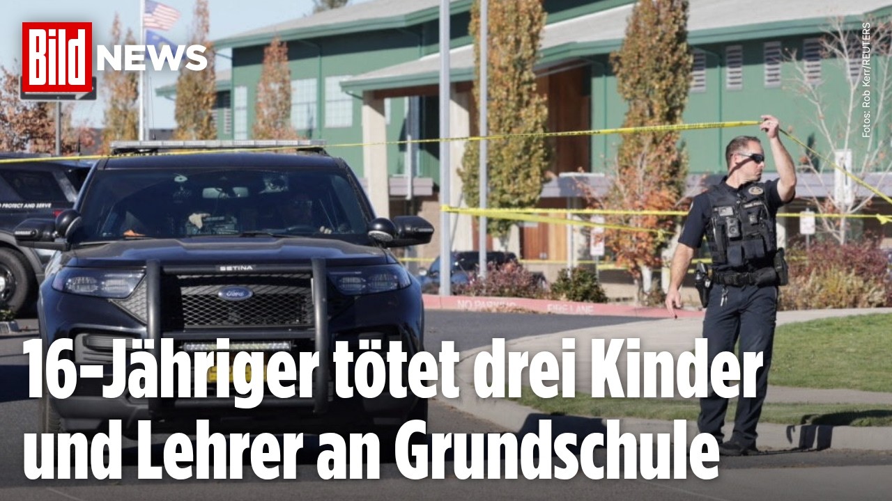 OREGON: Schießerei an Grundschule! Drei Kinder und ein Lehrer erschossen