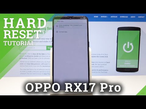Wipe Data in OPPO RX17 Pro - Hard Reset by OPPO Settings