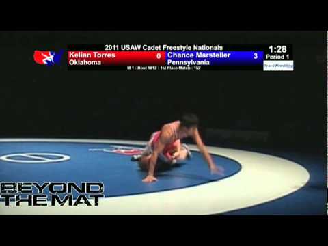 Cadet Freestyle Final 152 - Chance Marsteller (PA) vs. Kelian Torres (OK)