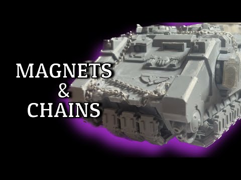 Magnetizing My Warhammer 40k Gladiator Miniature And Customizing With Chains