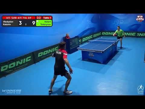 16:30 Vladyslav Kaluhin 2-3 Valerii Tatarynov West 3 WIN CUP 18.11.2022 | TABLE TENNIS WINCUP