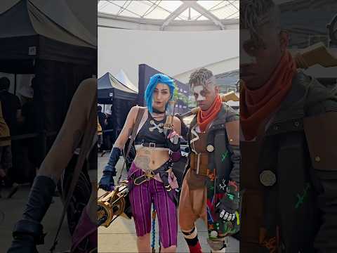 Arcane Season 2 Jinx and Ekko Cosplay #shorts #arcane #leagueoflegends