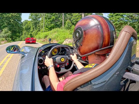 Thumbnail for What It's Like To Drive A Ferrari Monza SP1 (POV) by Ferrari Monza SP