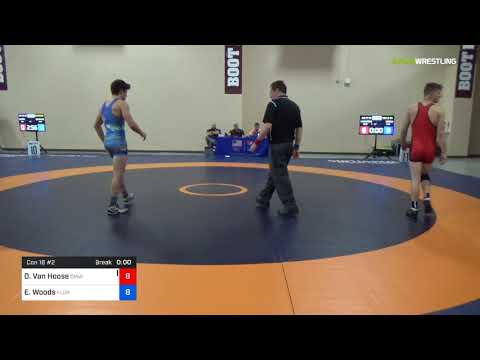 2018 Marine Corps US Open/UWW Junior Greco Roman 67 Con 16 #2 - Daniel Van Hoose (CMWC) Vs. Ethan