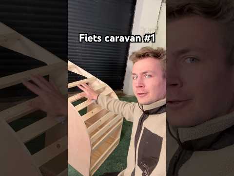 Zo bouw je een mini fiets caravan 😍 #diy #caravan #camper