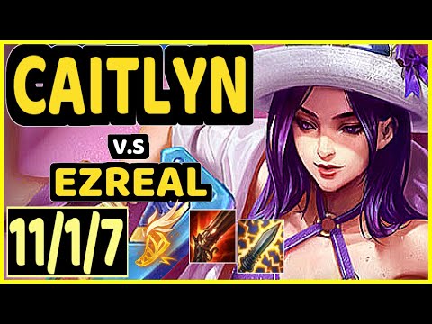 TEDDY (CAITLYN) vs EZREAL - 11/1/7 KDA BOTTOM ADC CHALLENGER GAMEPLAY - KR