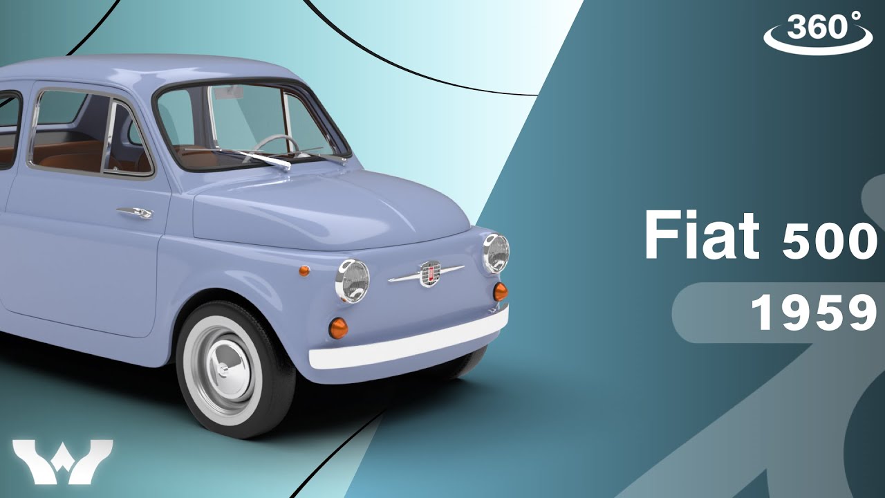 Fiat 500 1959 3D Model