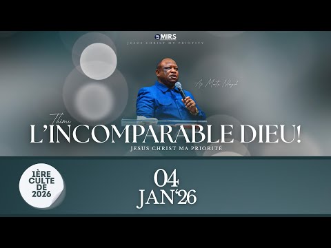 MIRS EL BETHEL TV | Ap. Martin Ndongala | Thème: L´Incomparable Dieu!
