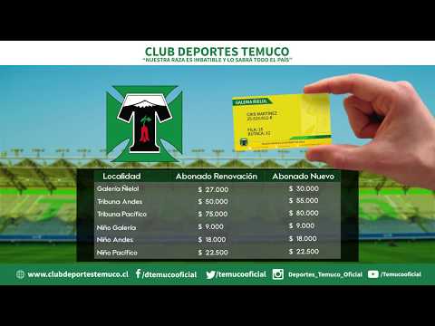 Cristian Canio - Abonados [10-07-2017] Club Deportes Temuco