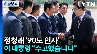 [뉴스퀘어 2PM] 정청래 '90도 인사'...이 대통령 "수고했습니다" / YTN