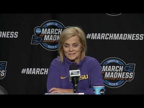 Kim Mulkey press conference before LSU vs. Iowa Elite Eight game