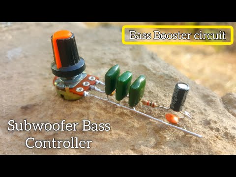 How to make heavy bass controller circuit | Diy low pass filter circuit without transistor or ic.