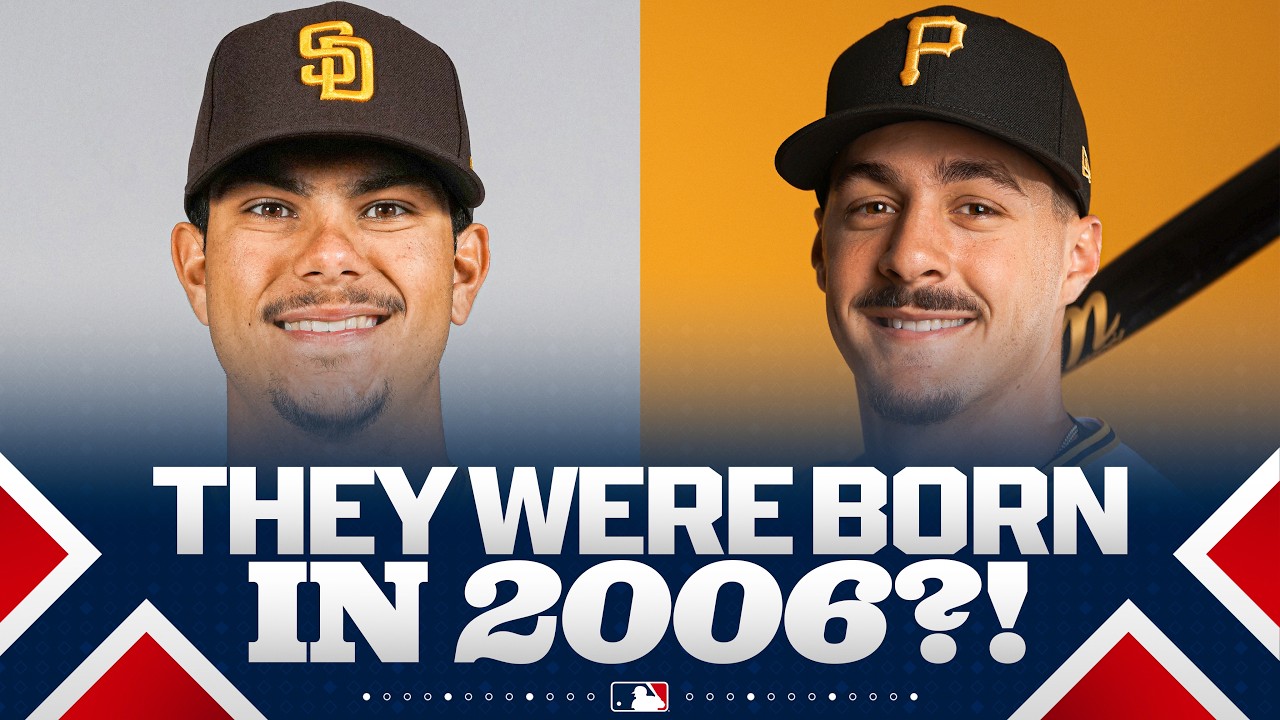 Players born in 2006 are making their MLB debut! (Youngest players on MLB rosters in 2026)