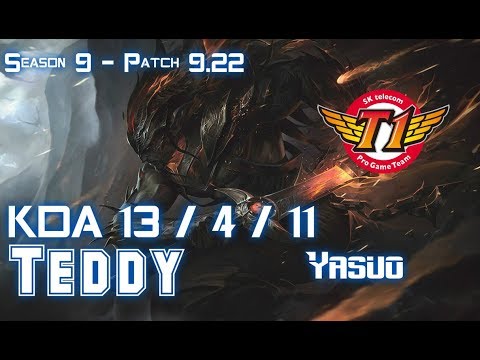 Teddy YASUO vs Clid JAYCE Mid - Patch 9.22 KR Ranked