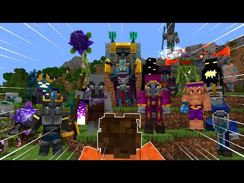 I Fought the Mobs from Minecraft Dungeons in Minecraft