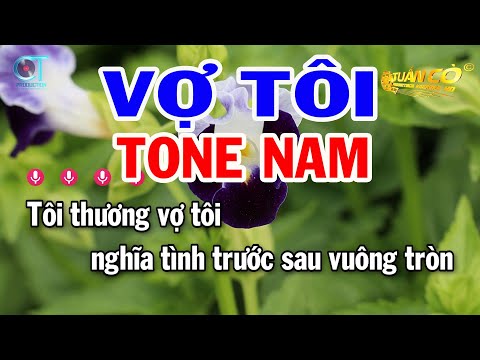 Karaoke Vợ Tôi Tone Nam ( Am ) Nhạc Sống Tuấn Cò